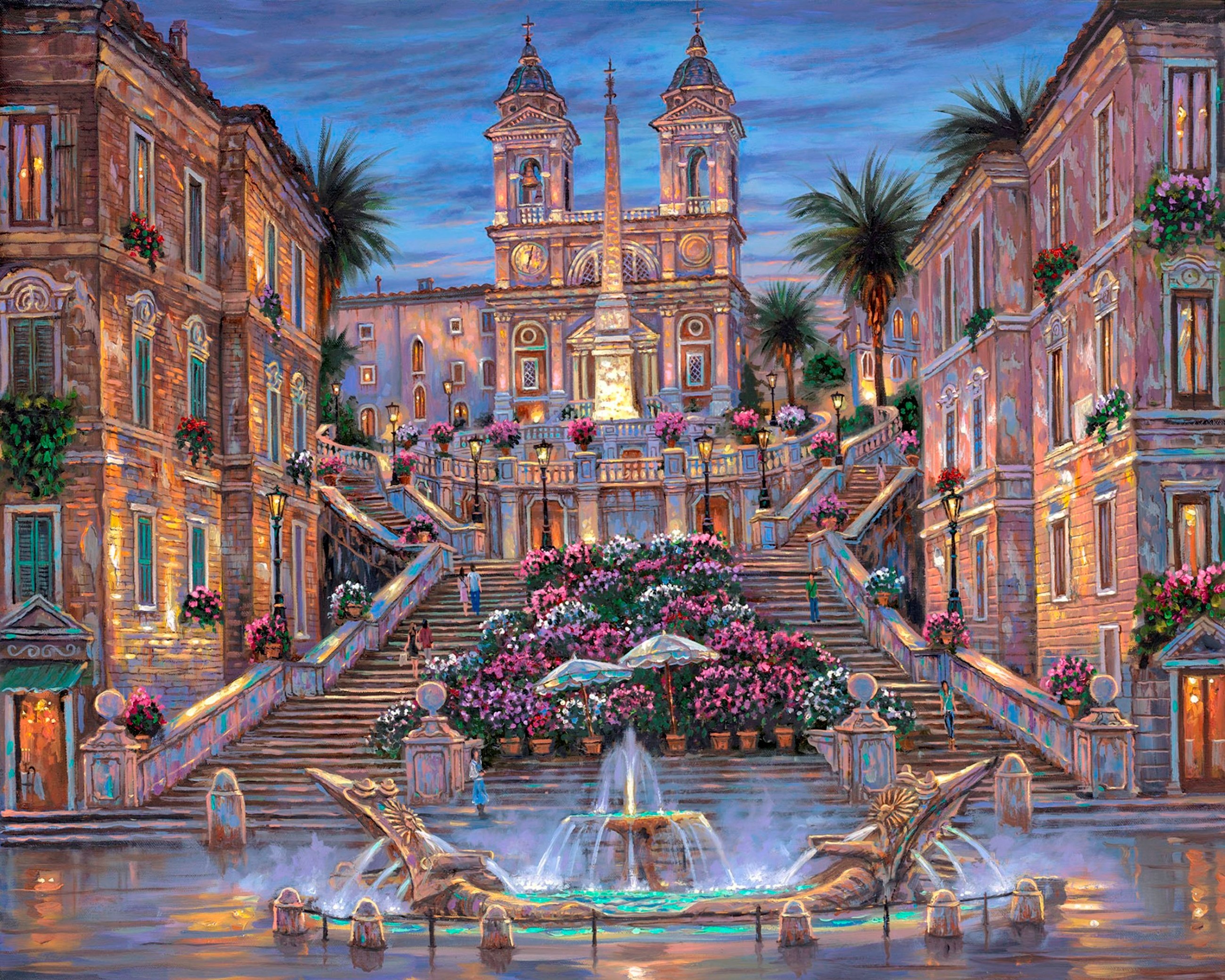 The Spanish Steps by Robert Finale