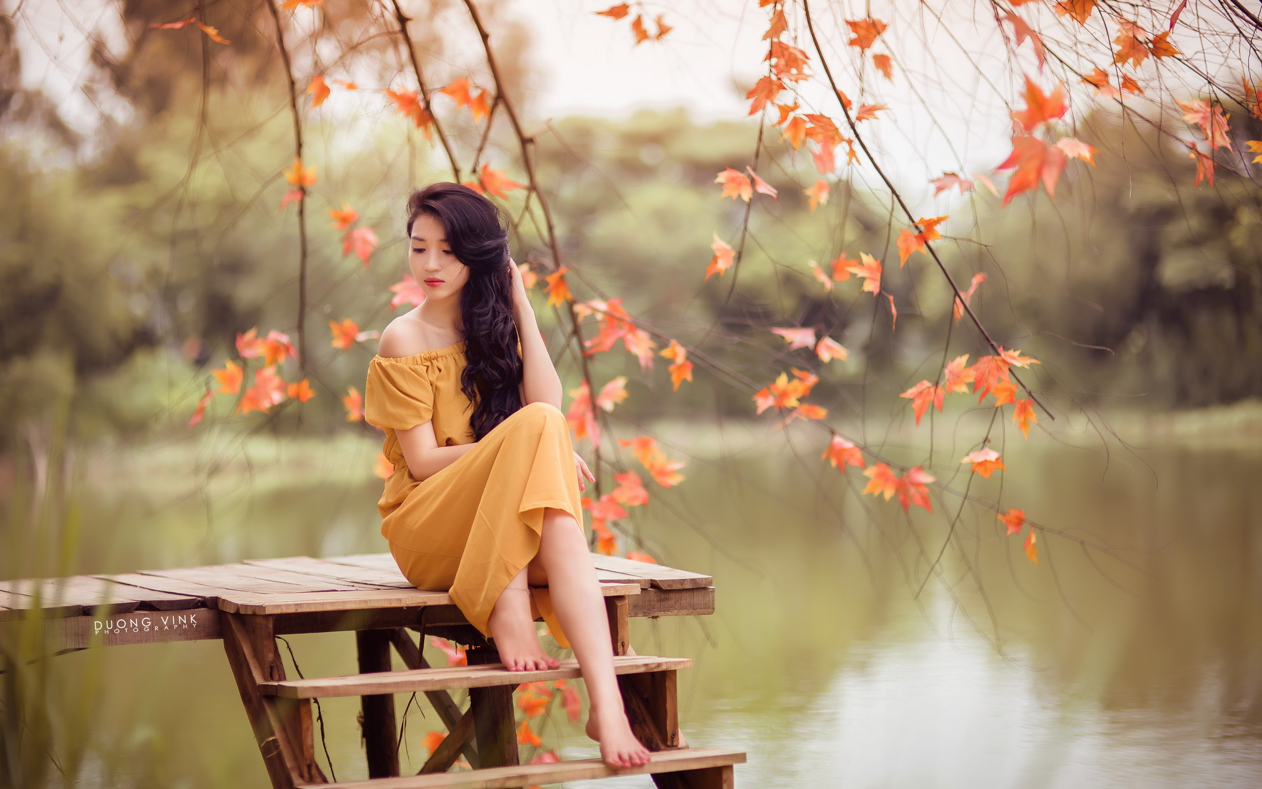 Girl Near A lake