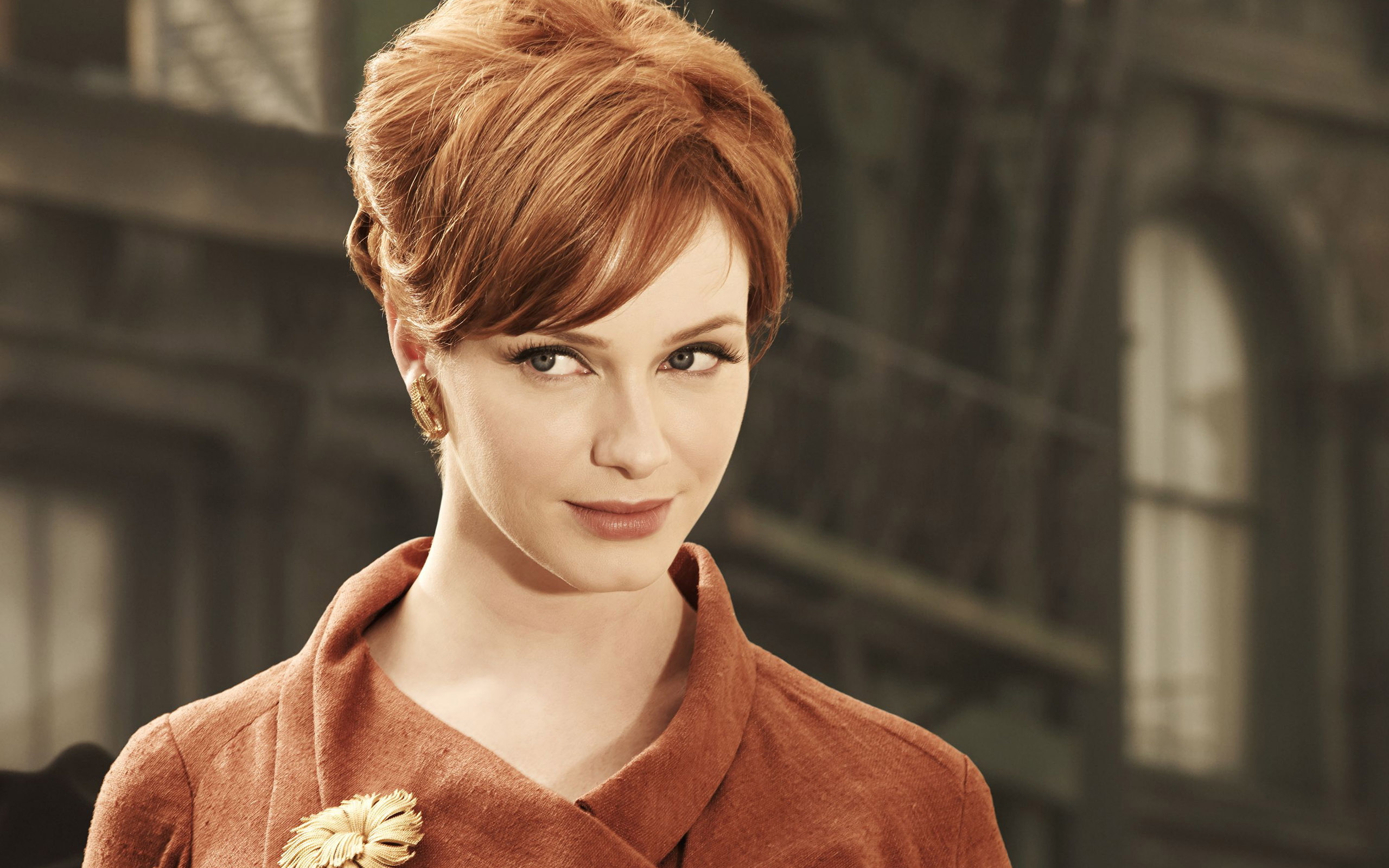 Christina Hendricks HD Wallpaper Background Image