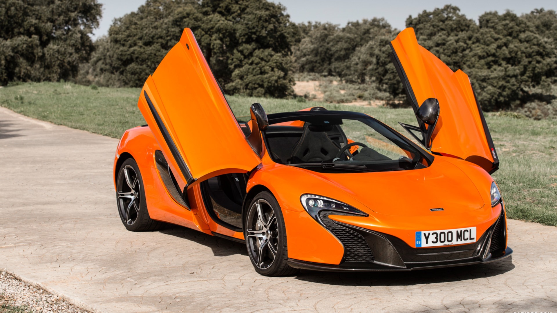 Download Orange Car Supercar Car McLaren McLaren 650S Vehicle McLaren