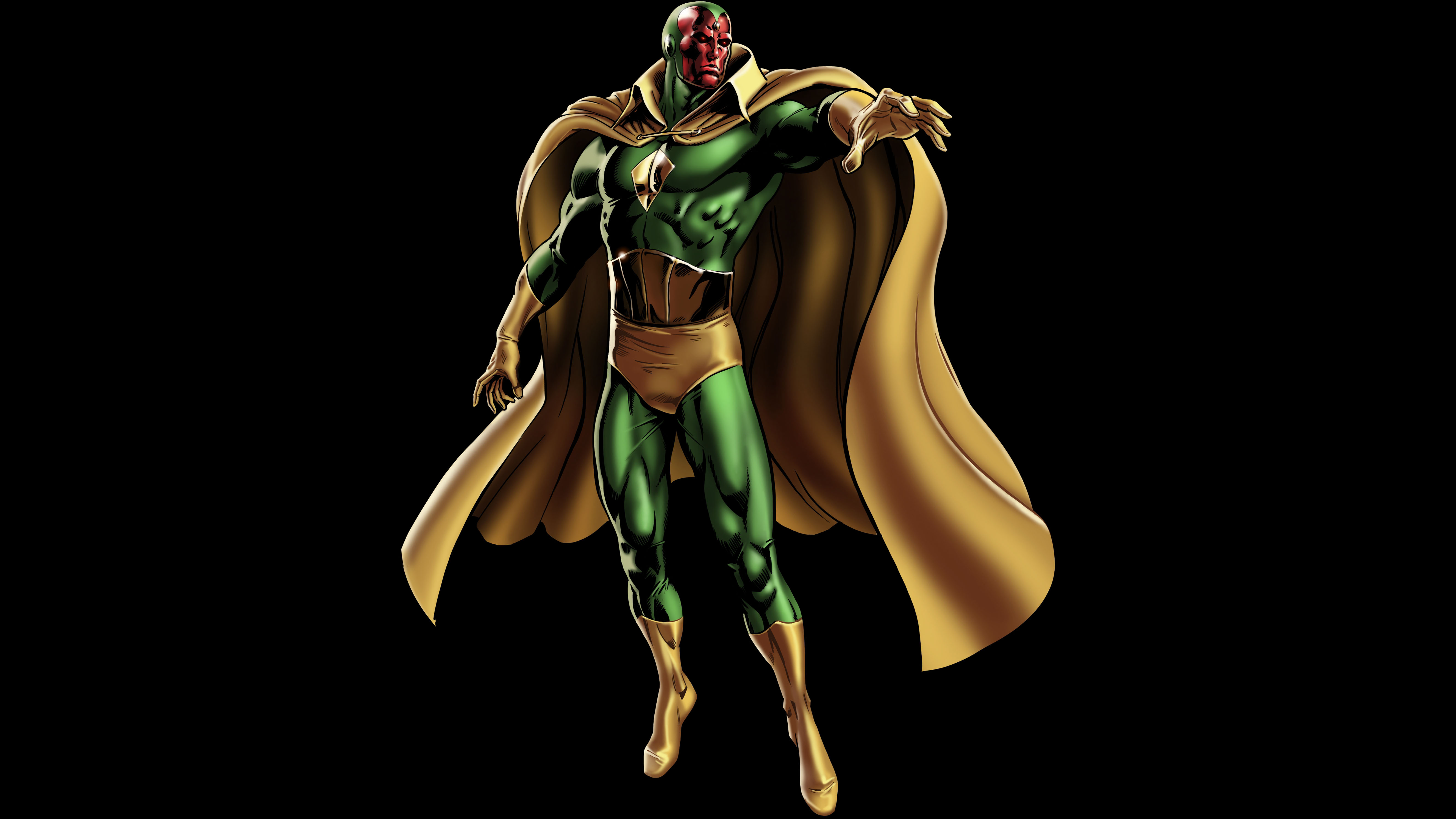 Download Comic Vision (Marvel Comics) 4k Ultra HD Wallpaper