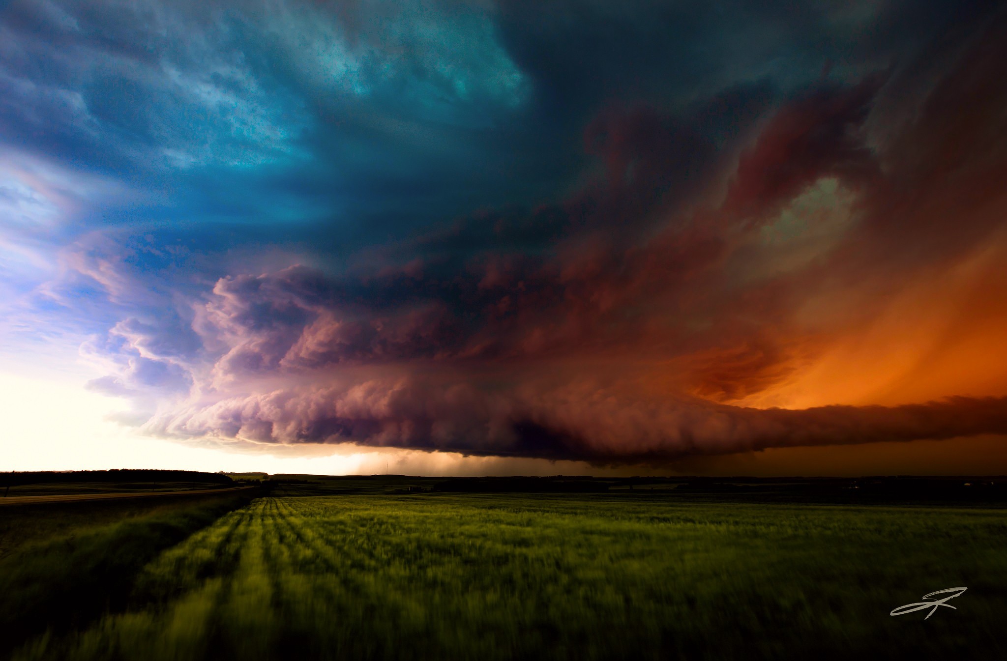 Download Field Rain Cloud Nature Storm HD Wallpaper by Matt Granz