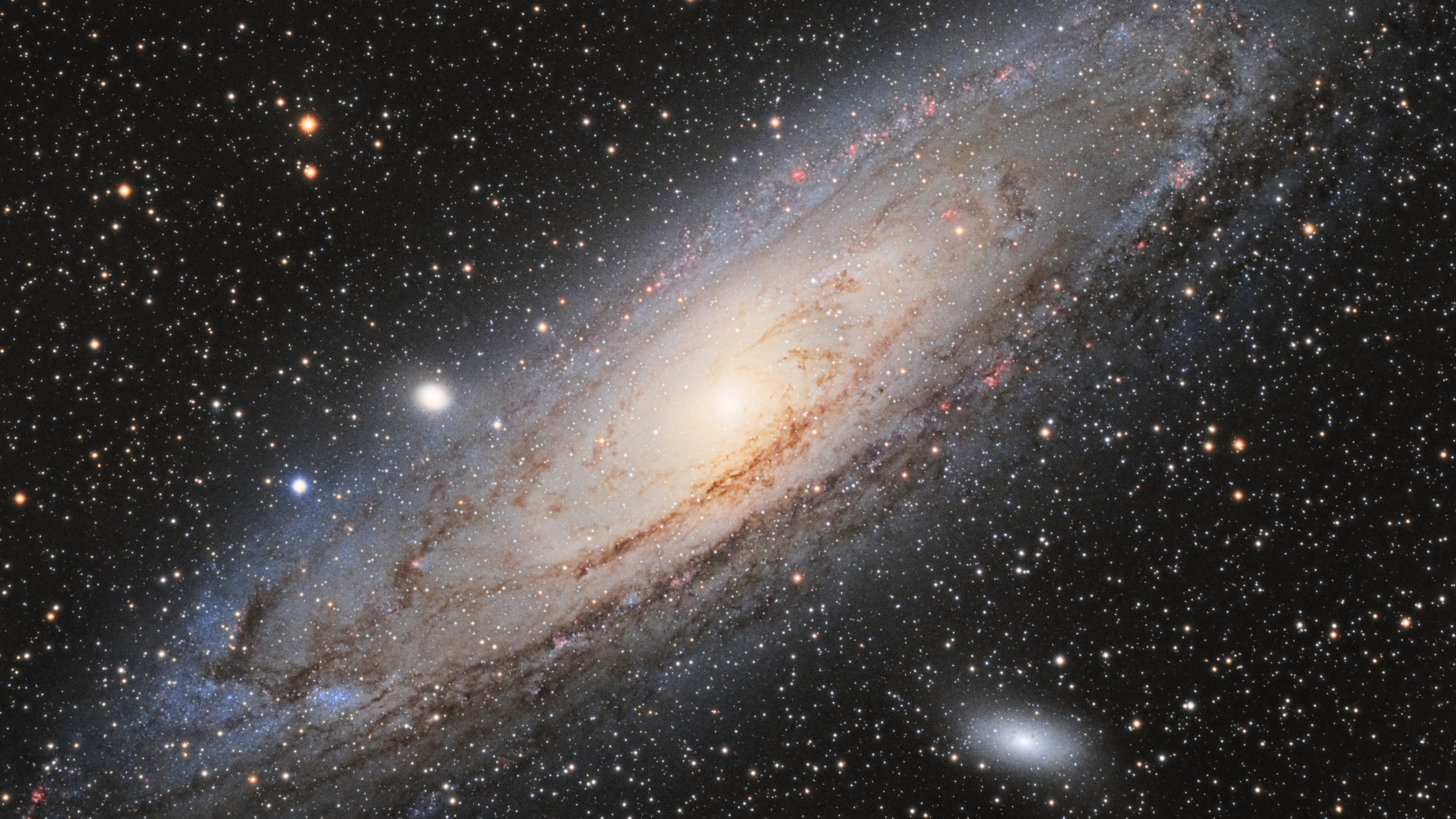 Andromeda Galaxy 4k Ultra HD Wallpaper Background Image 3840x2160