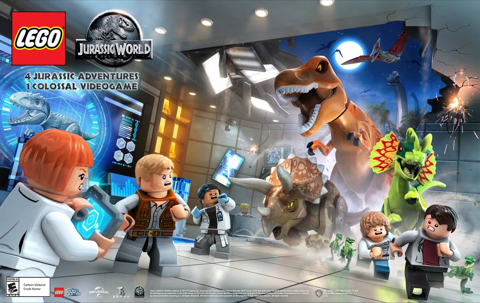 HD Wallpaper LEGO Jurassic World Dinosaur Adventure