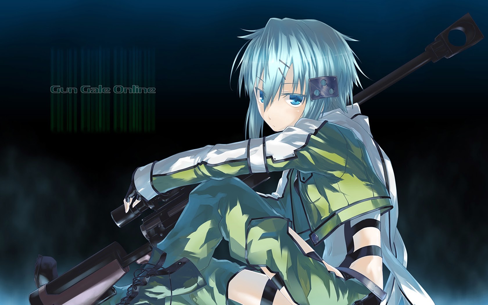 Sinon from Sword Art Online II HD Wallpaper by Makie Fujiyuki