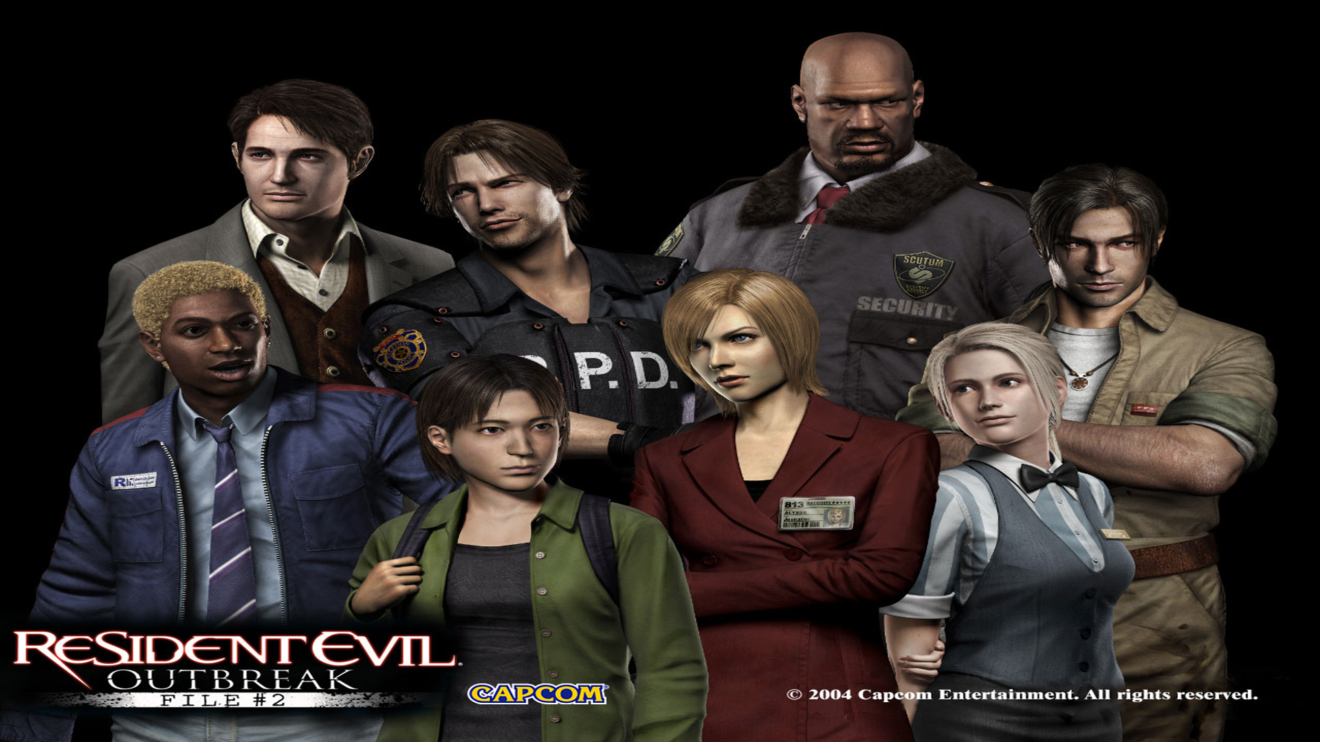 Resident Evil Outbreak File 2 HD Wallpaper Background