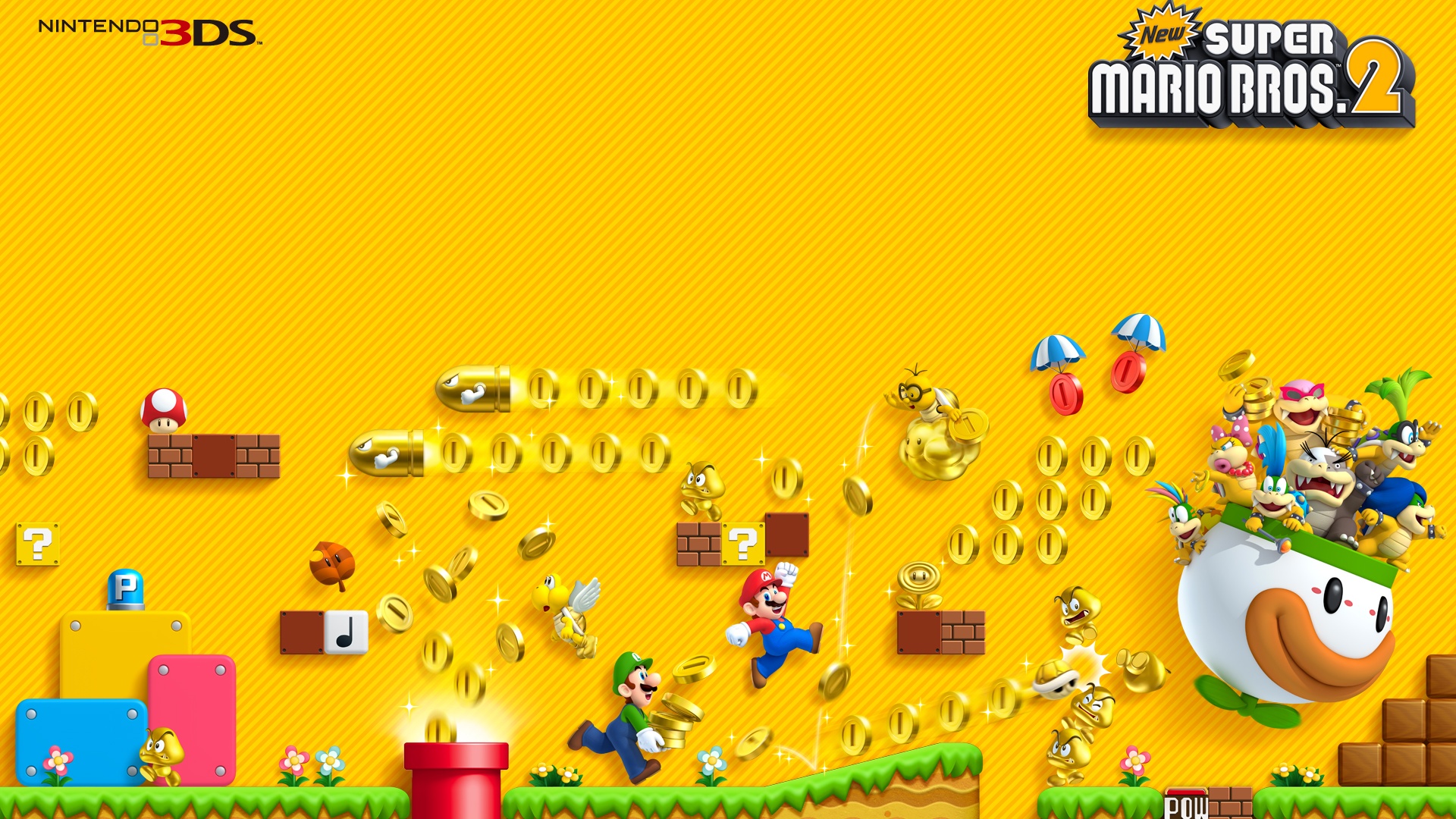 Download Video Game New Super Mario Bros. 2 HD Wallpaper
