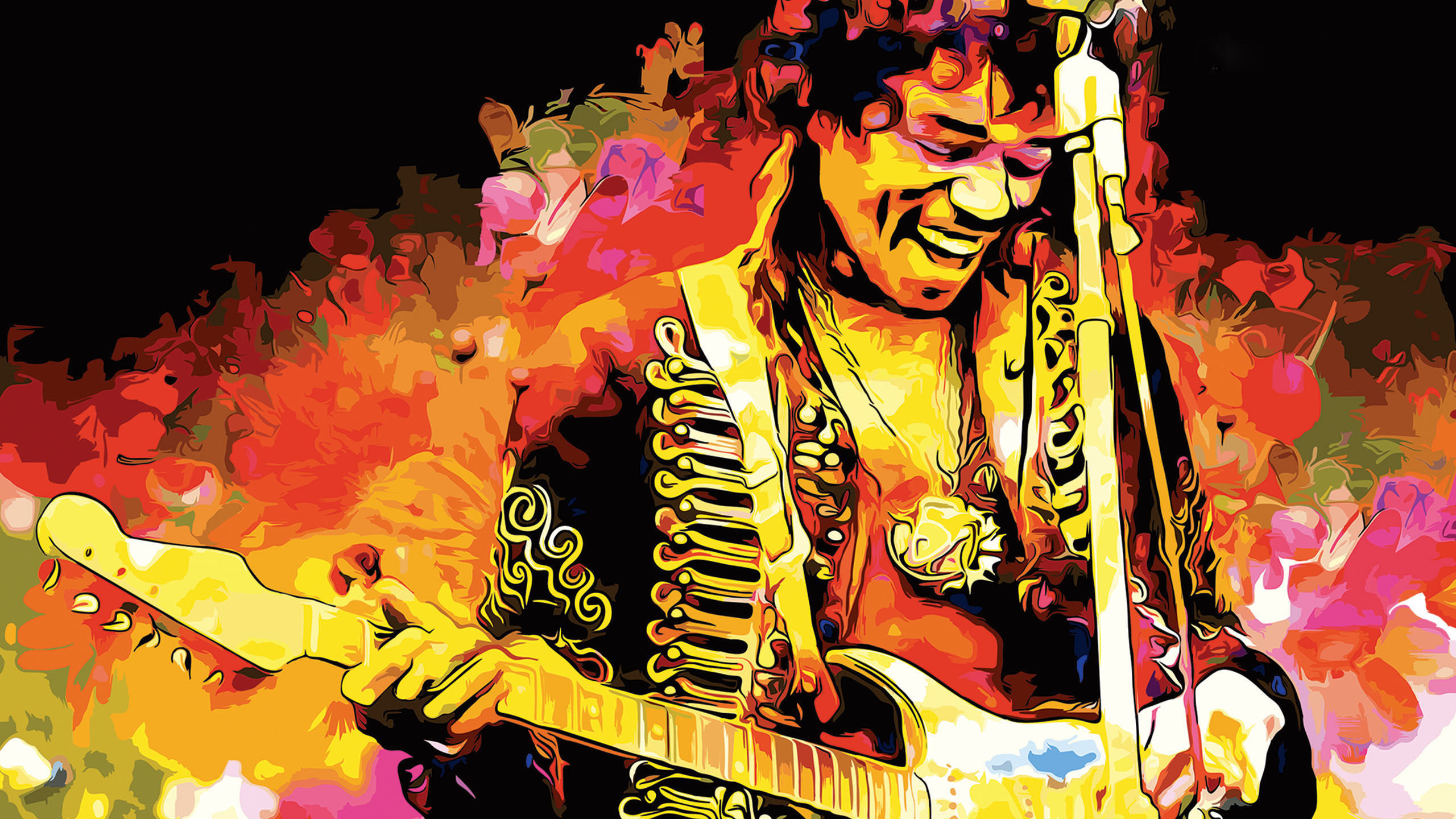 Jimi Hendrix HD Wallpaper Background Image 2560x1440