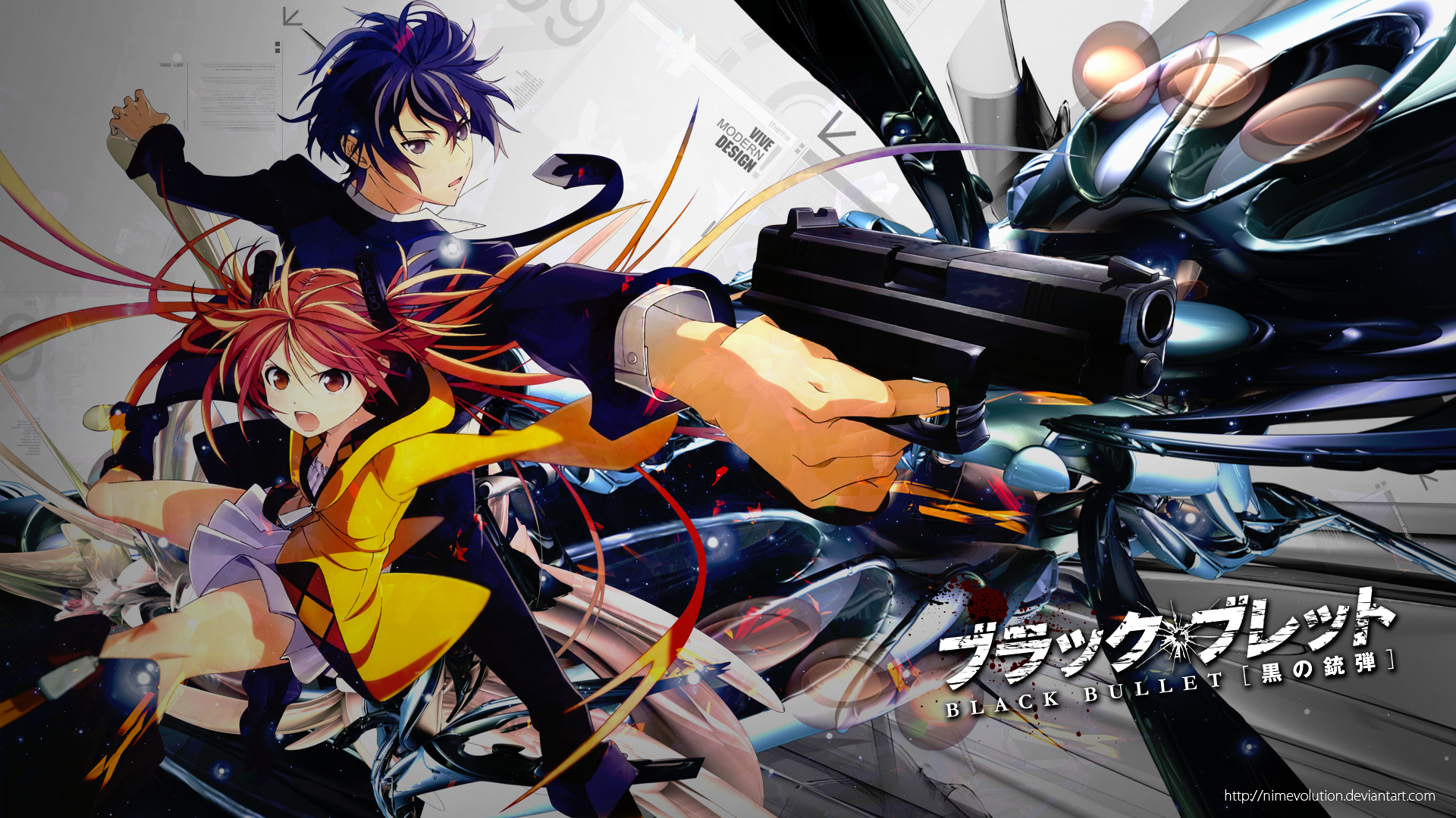 Black Bullet HD Wallpaper Background Image 1920x1080 ID704176