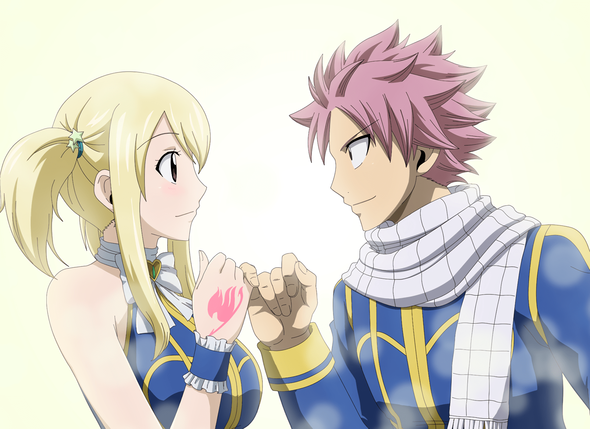 NaLu Fairy Tail HD Wallpaper Natsu Dragneel & Lucy Heartfilia by ねこじゃらし