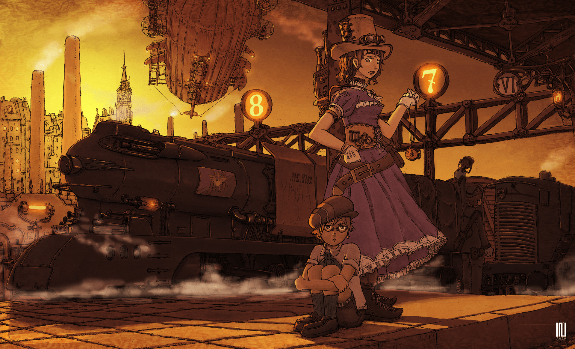 Steampunk Anime Wallpaper
