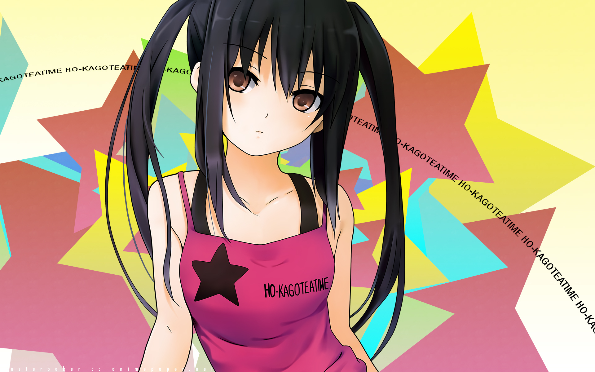 Download Azusa Nakano Anime KON! HD Wallpaper by CoffeeKizoku