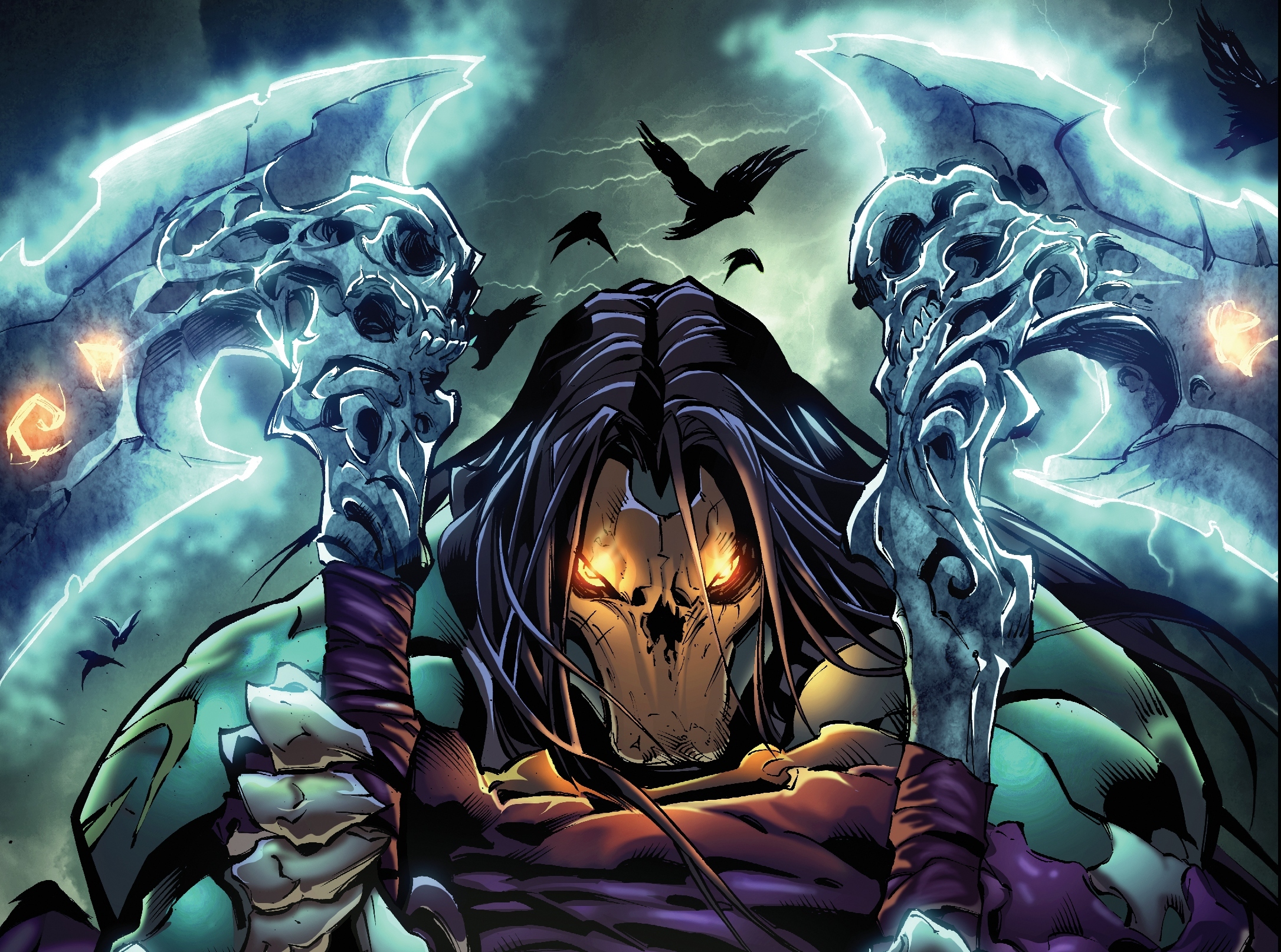 Download Weapon Dark Warrior Video Game Darksiders II HD Wallpaper