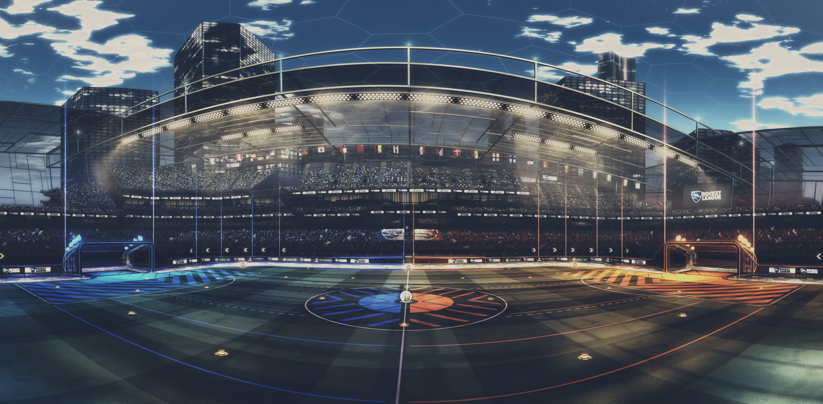Rocket League HD Wallpaper Background Image 2854x1401
