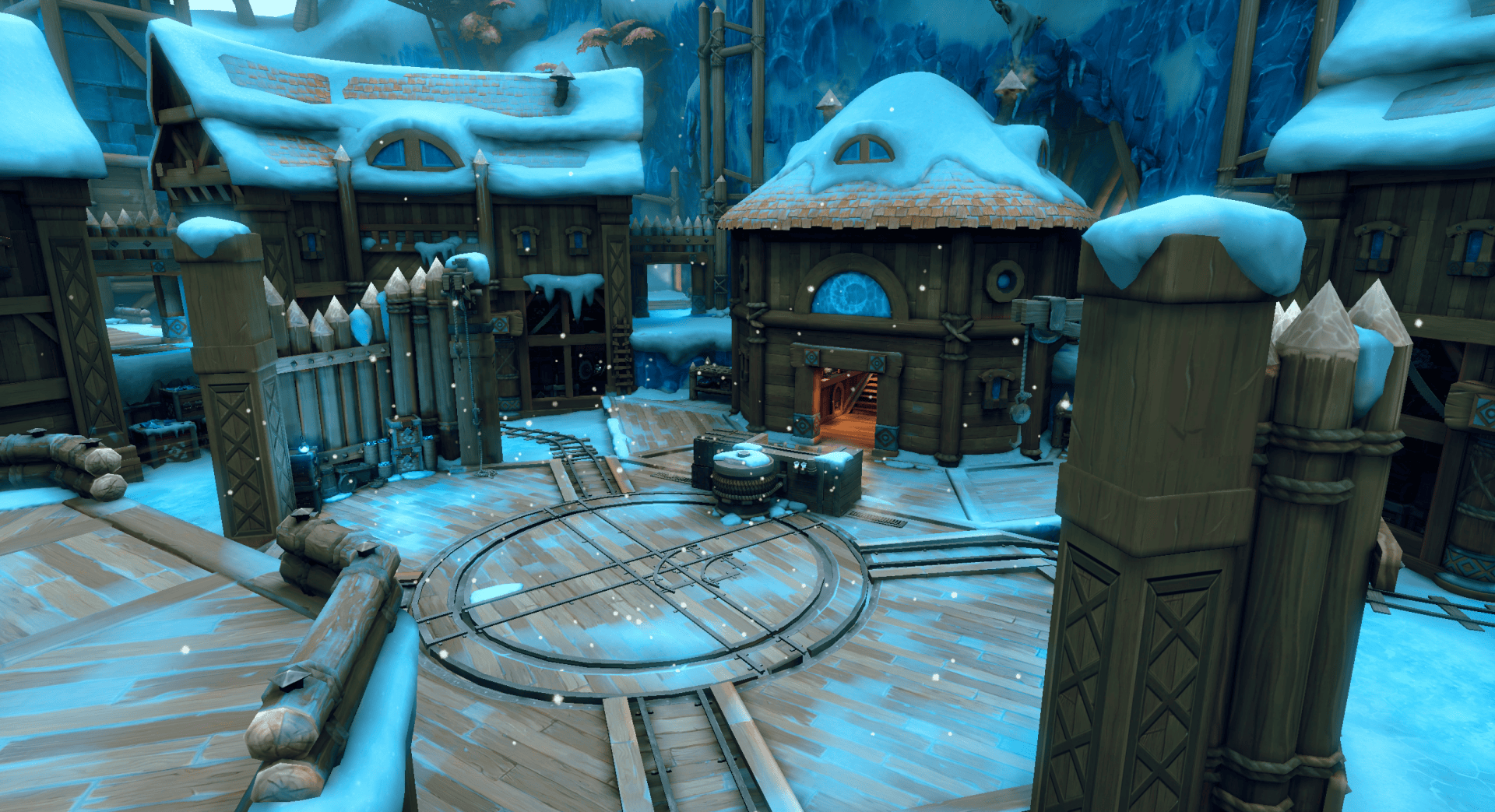Paladins Snowfall Junction Map HD Wallpaper Background Image