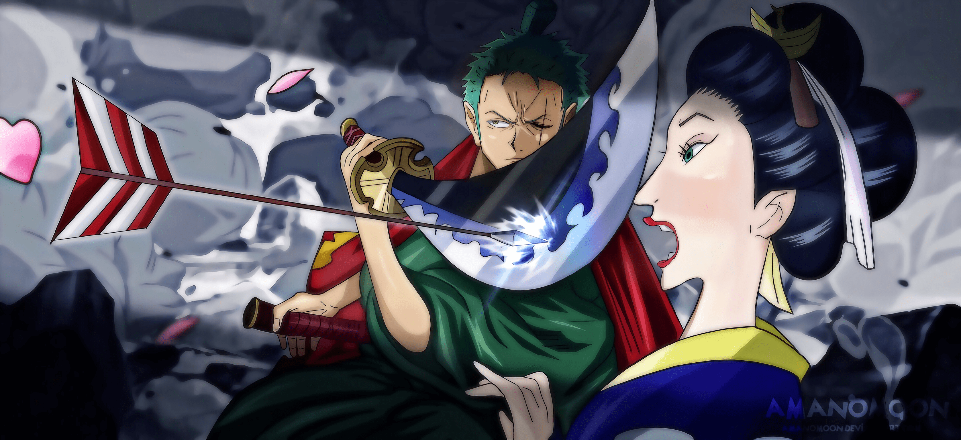 Zoro X Robin Wallpaper