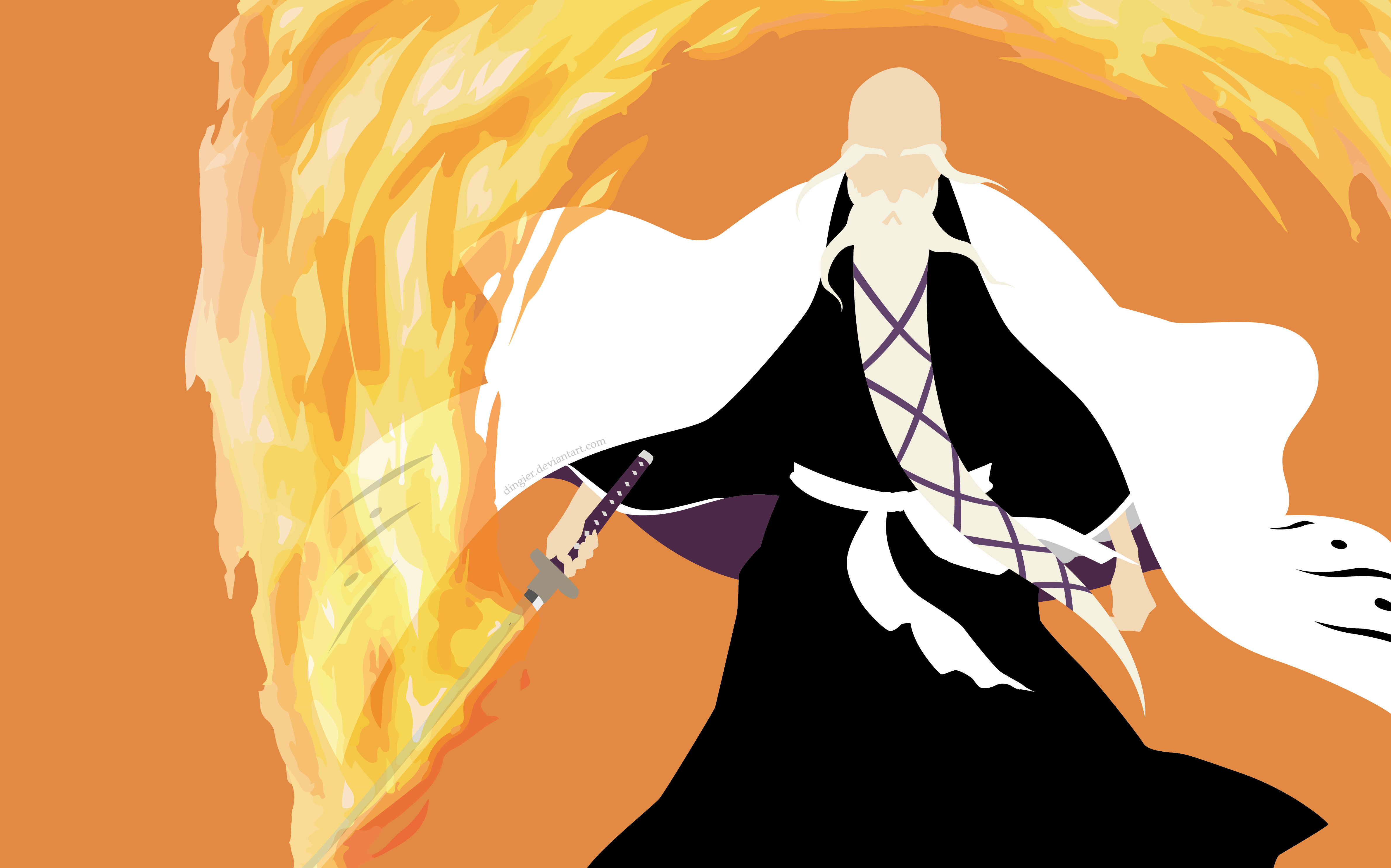 Download Genryūsai Shigekuni Yamamoto Anime Bleach 4k Ultra HD