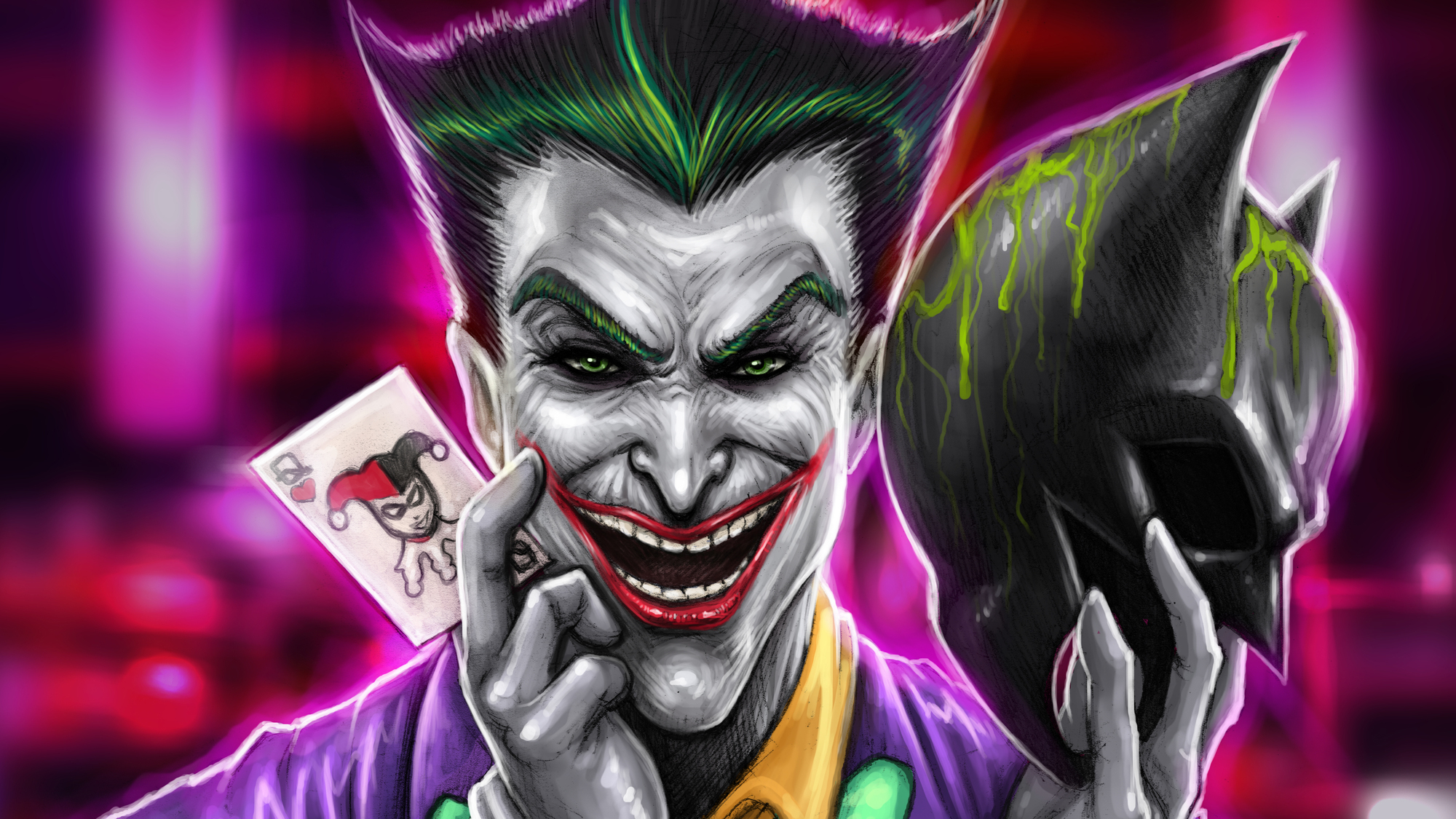 Joker Fondo de pantalla HD Fondo de Escritorio 2000x1125