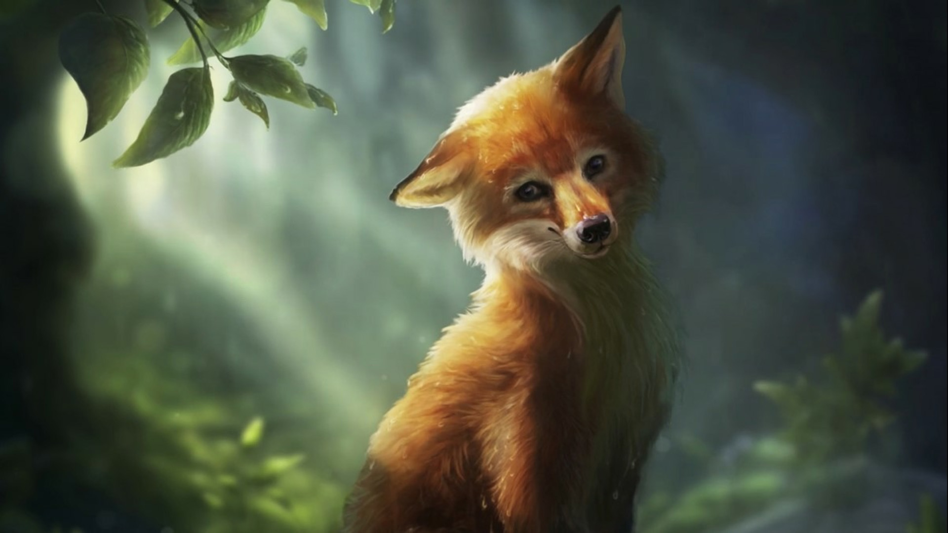 Download Fantasy Fox HD Wallpaper