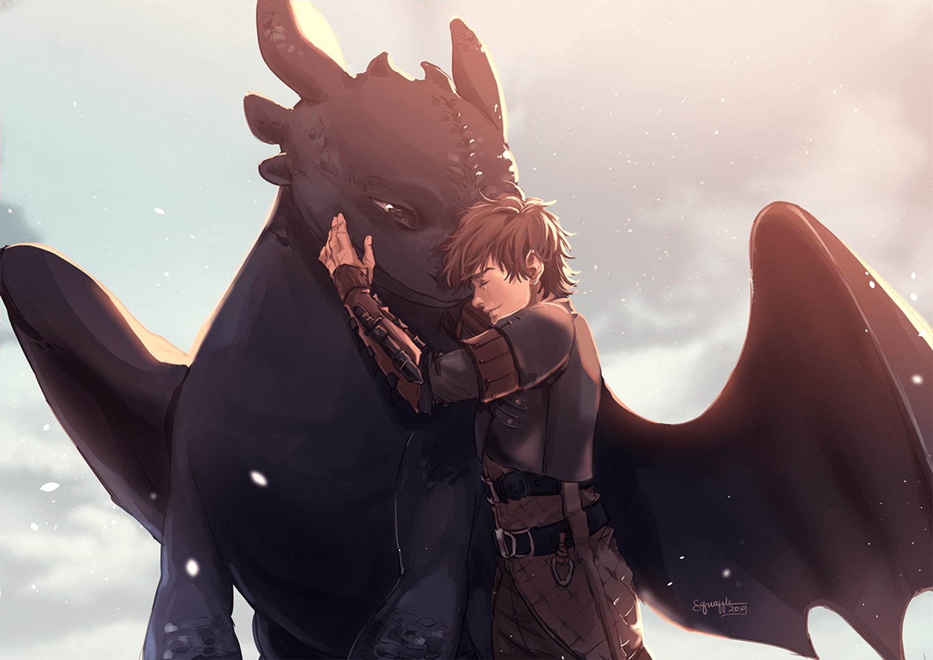 Hiccup and Toothless HD Wallpaper How to Train Your Dragon