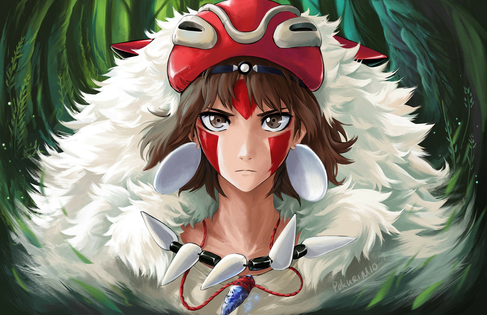Mononoke Hime by Geina Malavolti