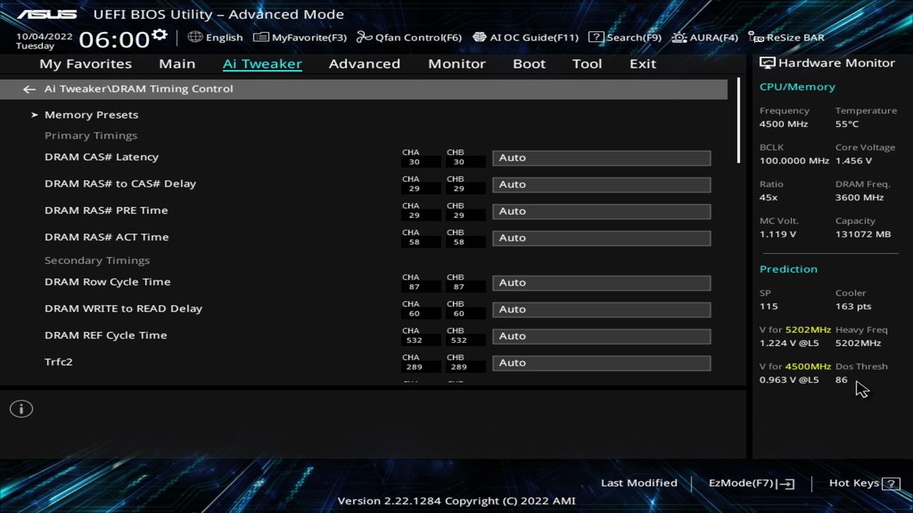 Asus ProArt X670ECreator WiFi BIOS Screenshots