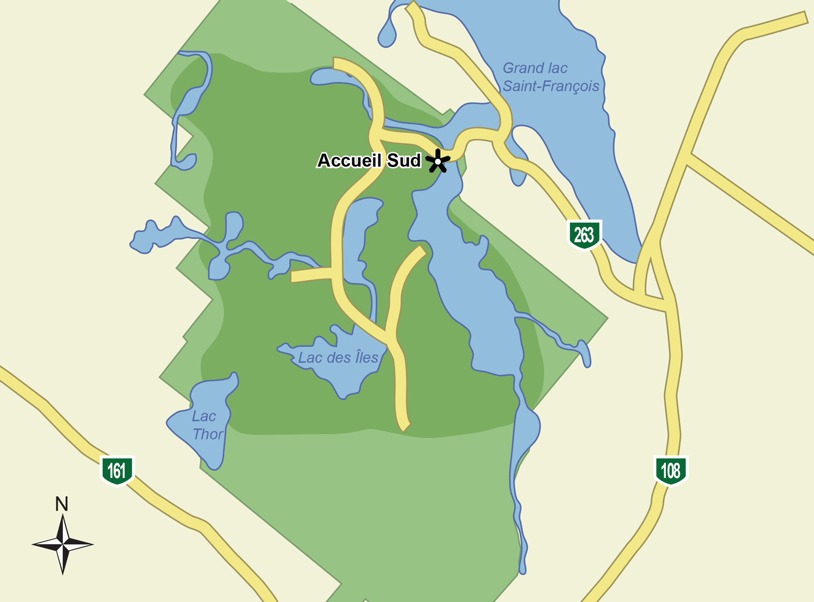 Camping Parc national de Frontenac Secteur Sud Sépaq