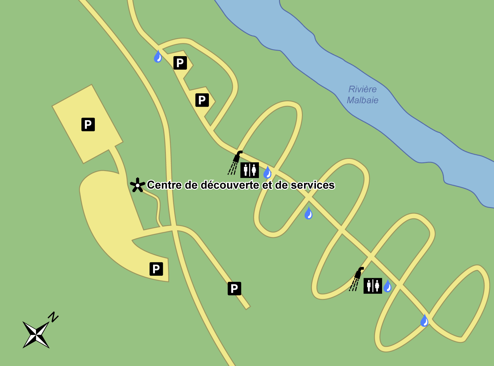 Camping Parc national des Le Cran Sépaq