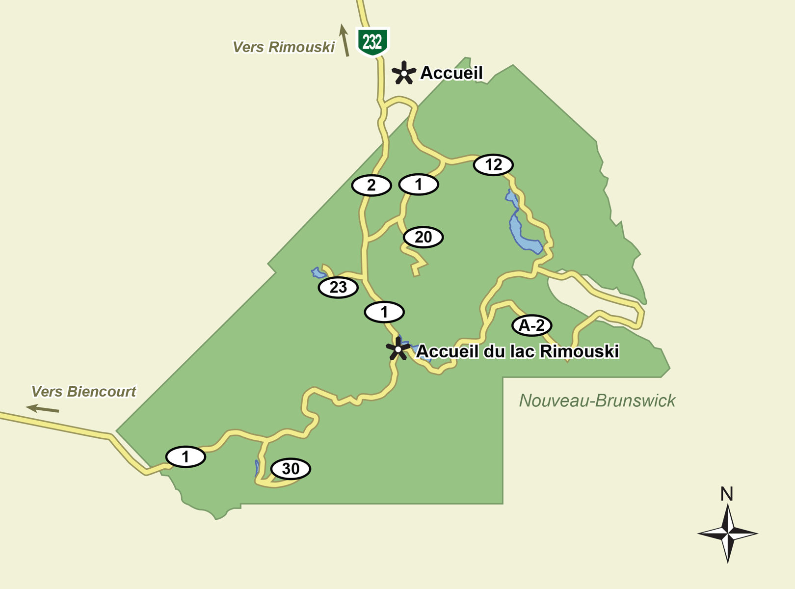 Camping Réserve faunique de Rimouski Sépaq