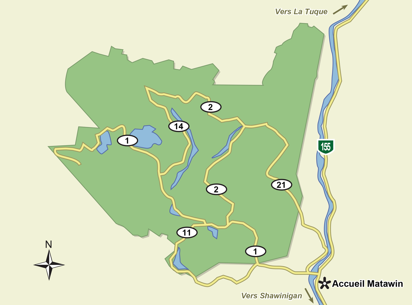 Camping Réserve faunique du SaintMaurice Sépaq