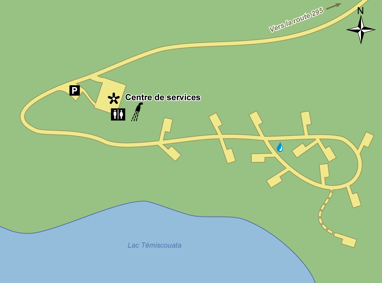 Camping Parc national du LacTémiscouata GrandsPins Sépaq