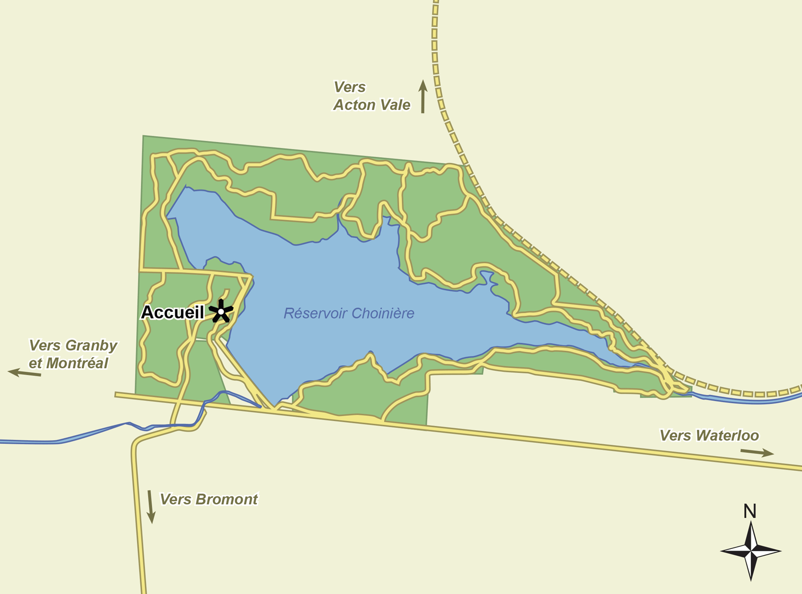 Camping Parc national de la Yamaska Sépaq