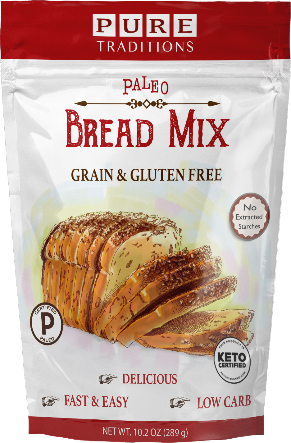10.2 oz Paleo Bread Mix by Pure Traditions Wild Mountain Paleo Market