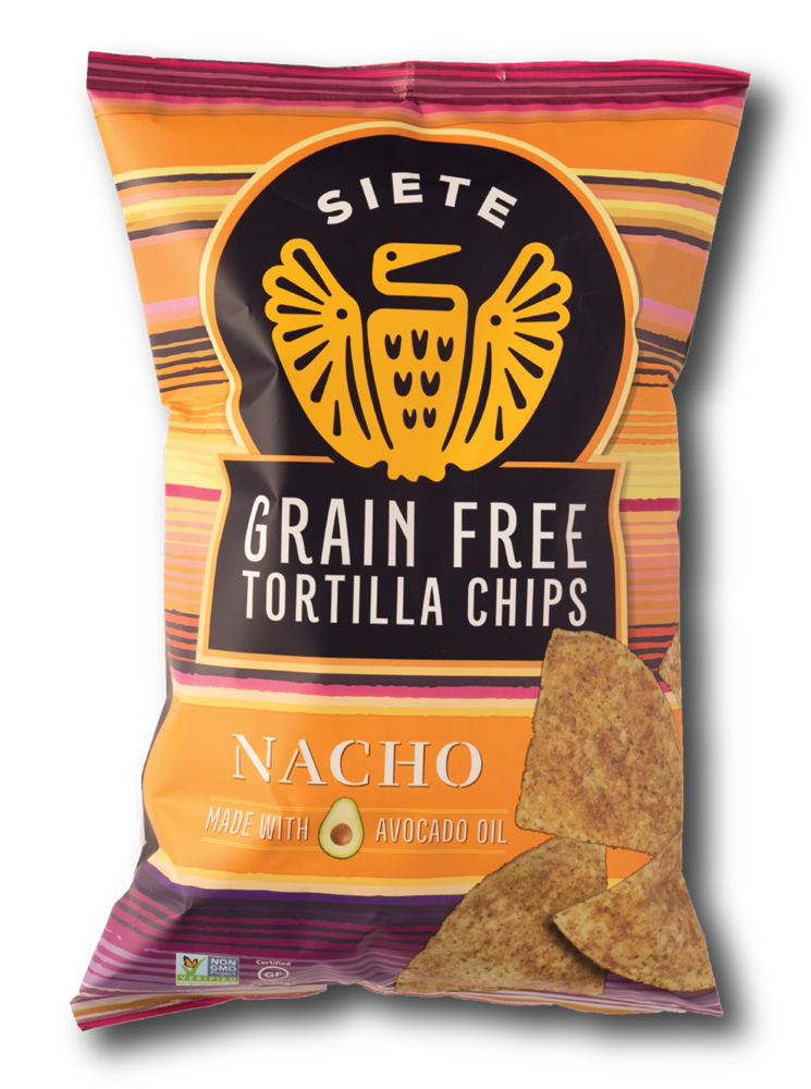 5 oz Nacho Flavor Tortilla Chips made with Avocado Oil by Siete Wild