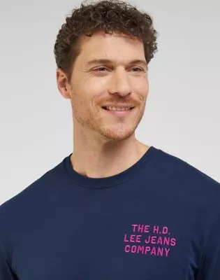 Relaxed Ls Tee Men's Tees Lee UK