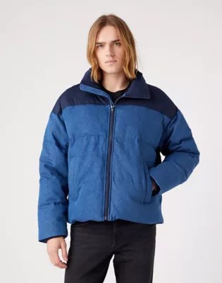 Denim Down Puffer Homme Homme Wrangler FR