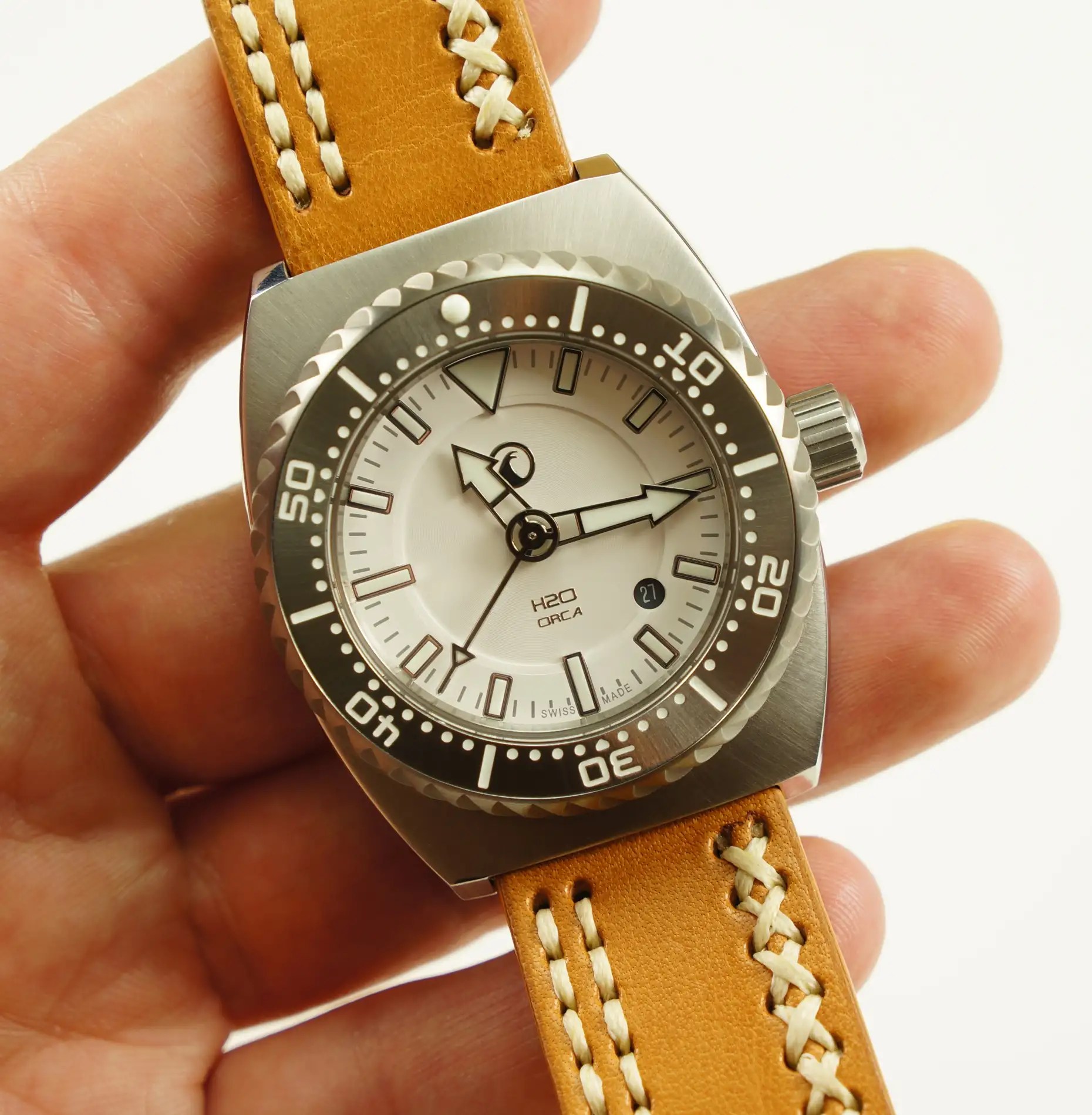 I'm looking for divers with white dial and stainless steel bezel (3339mm)