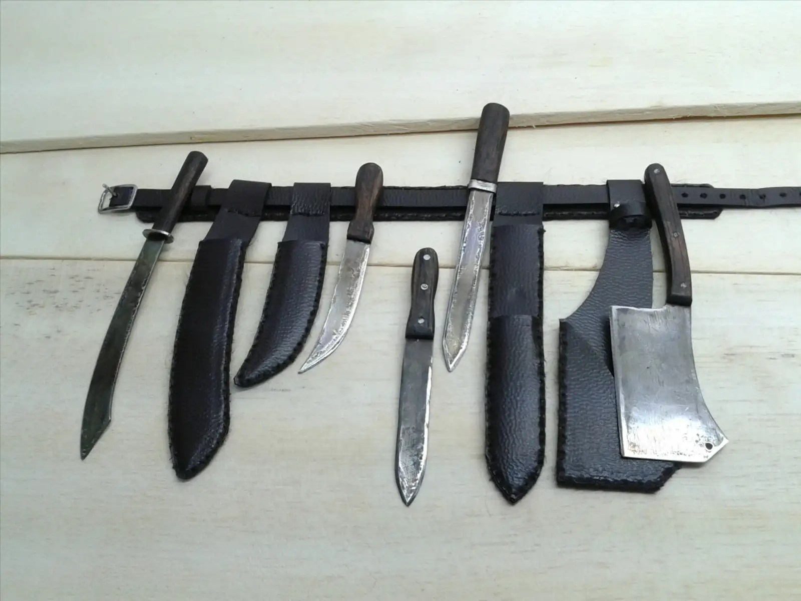 Custom/Scratchbuilt Bill the Butcher Knives (WIP)