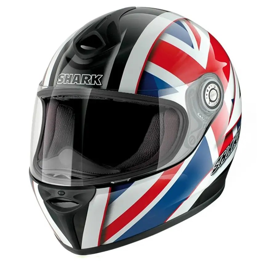 SHARK RSF3 FULL FACE HURRICANE KRB UNION JACK MOTORCYCLE HELMET XL