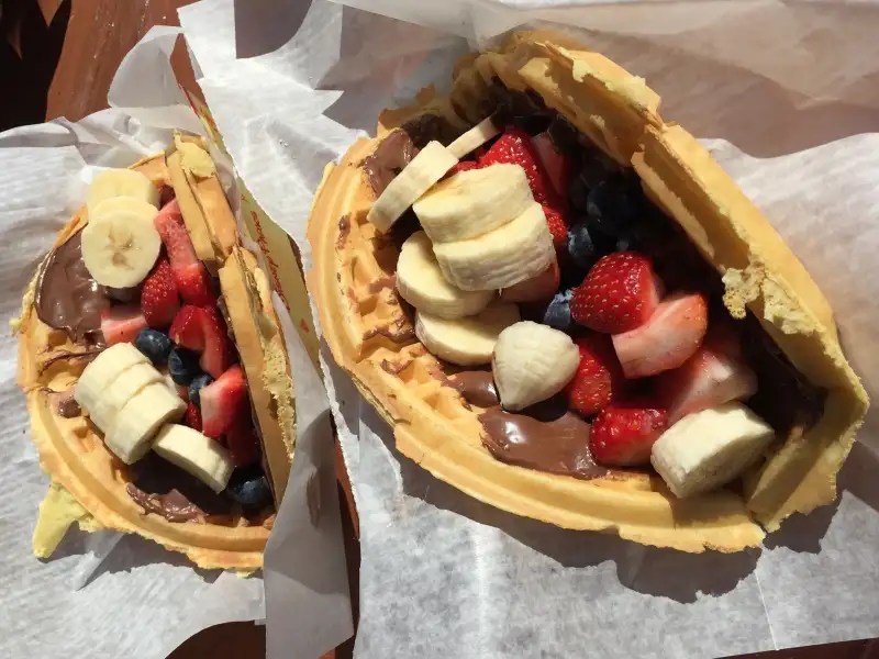 My Disney Mania Nutella Fruit Waffle