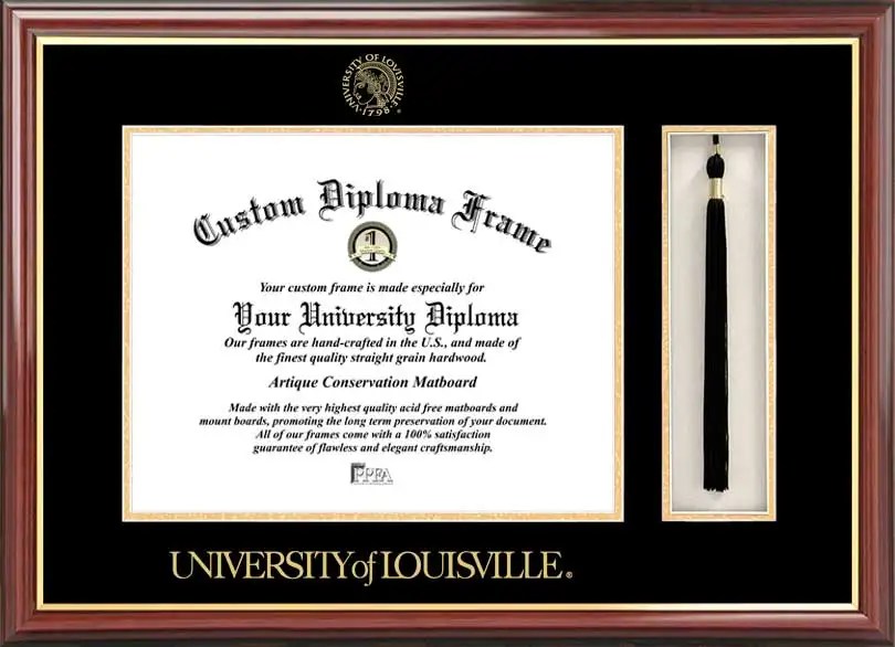 University of Louisville 17w x14h Tassel Box and Diploma Frame Michaels