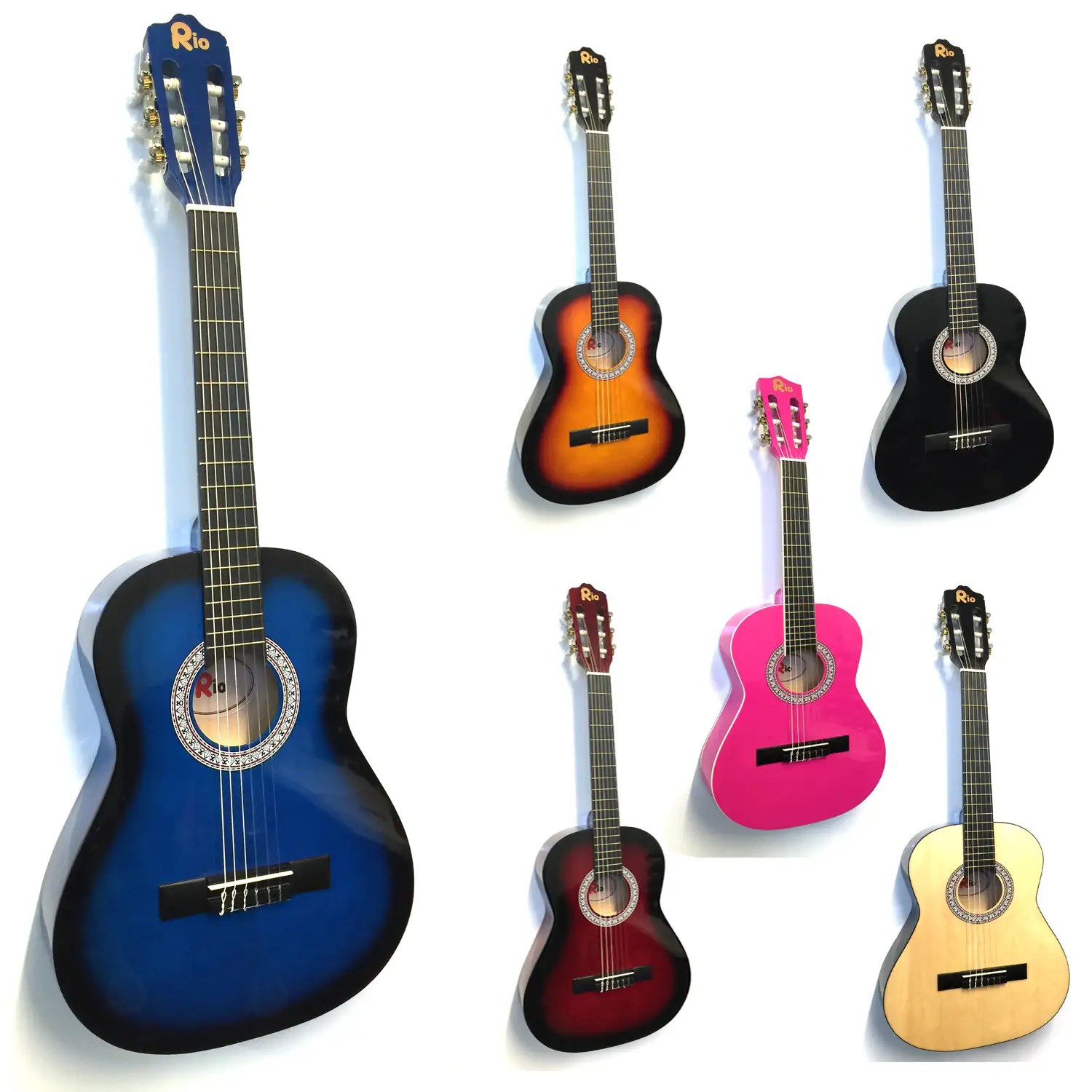 Rio 3/4 Size Kids Childrens Childs Junior Acoustic Classical Guitar