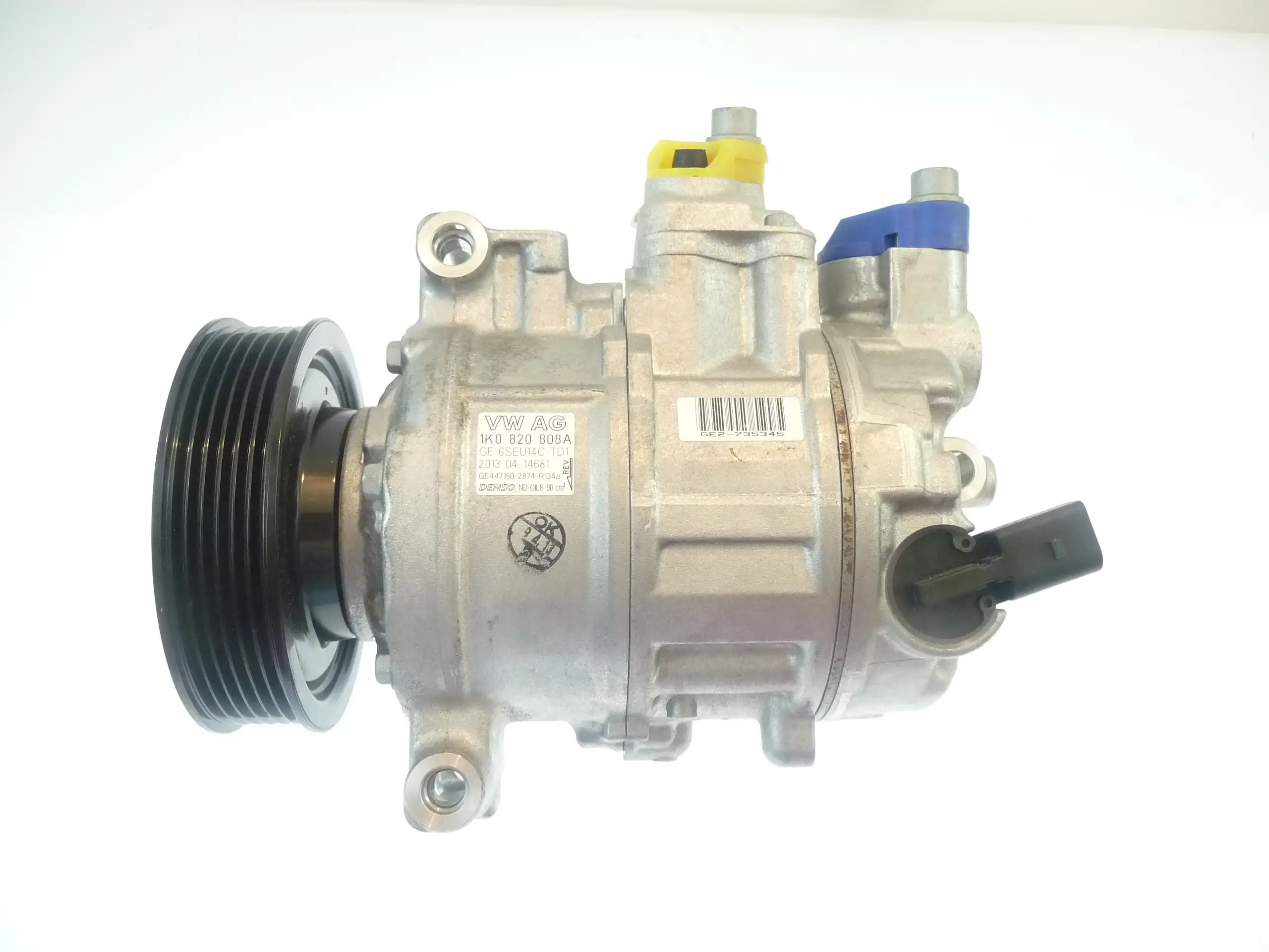 GENUINE VW AIR CONDITIONER COMPRESSOR 1K0820808A AUDI SEAT SKODA TDI