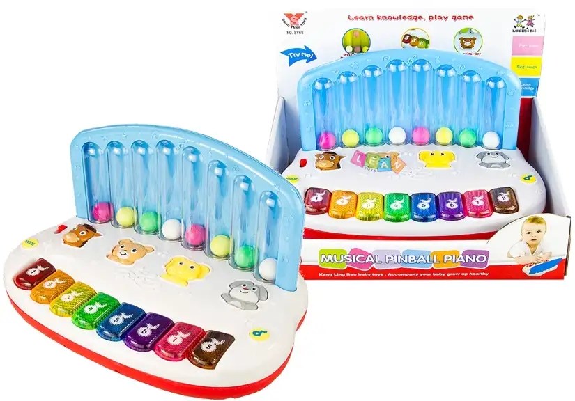 Baby Toddler Piano Animal Sounds Lights Educational Toy Learning Mode