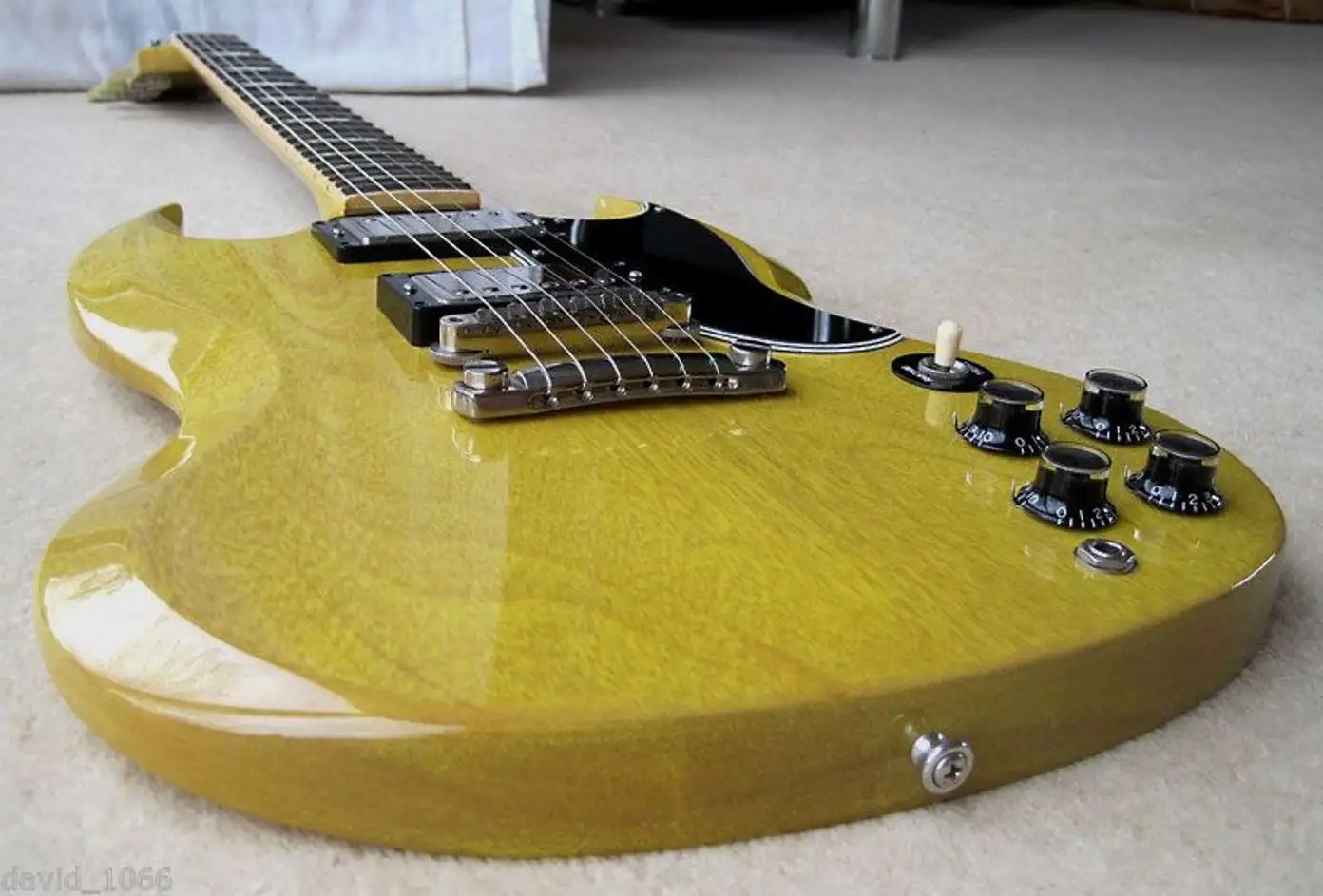 Custom SG TV Yellow w/ P90's Gibson USA Gibson Brands Forums