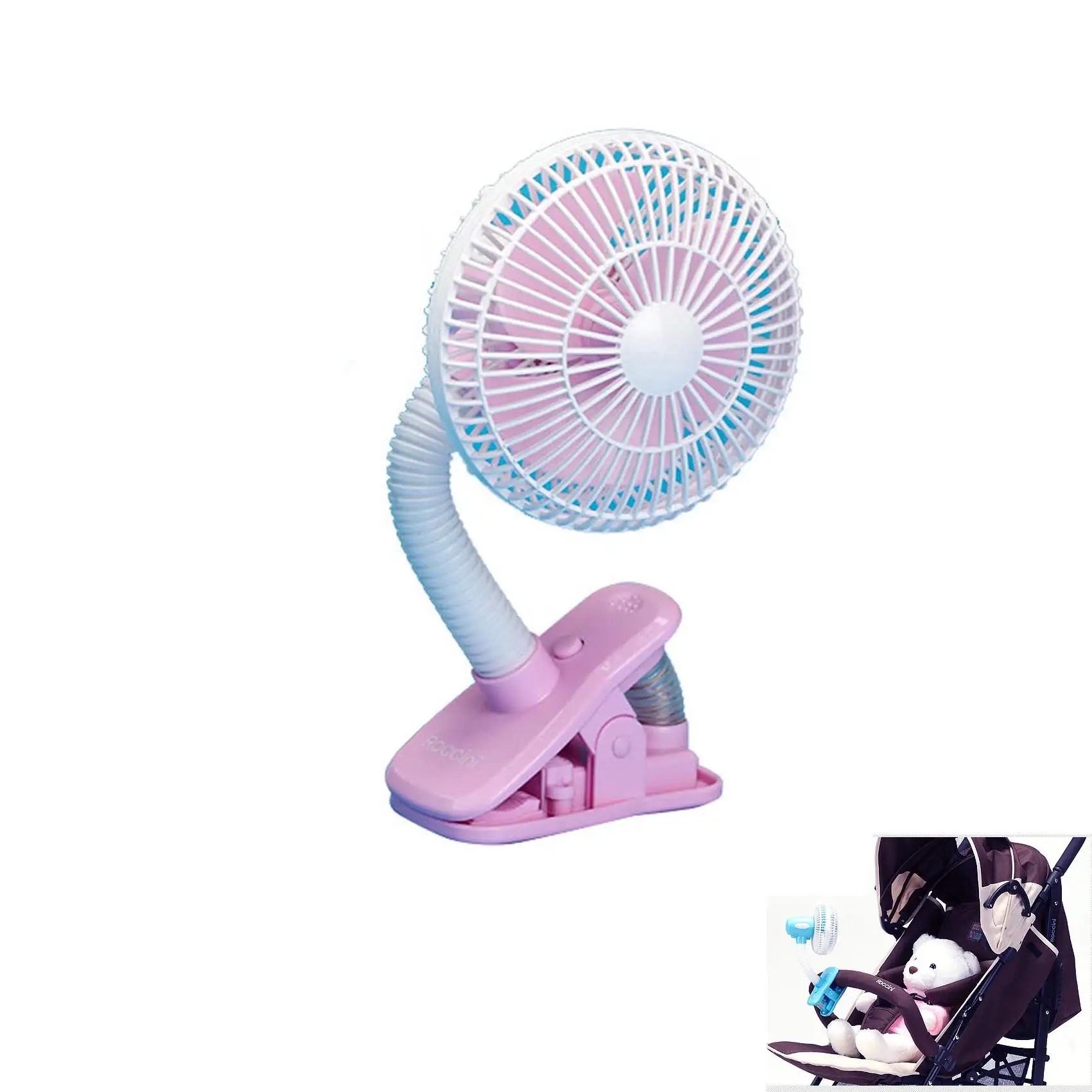 Baby Safety Clip On Stroller Fan Portable Fan For Infant