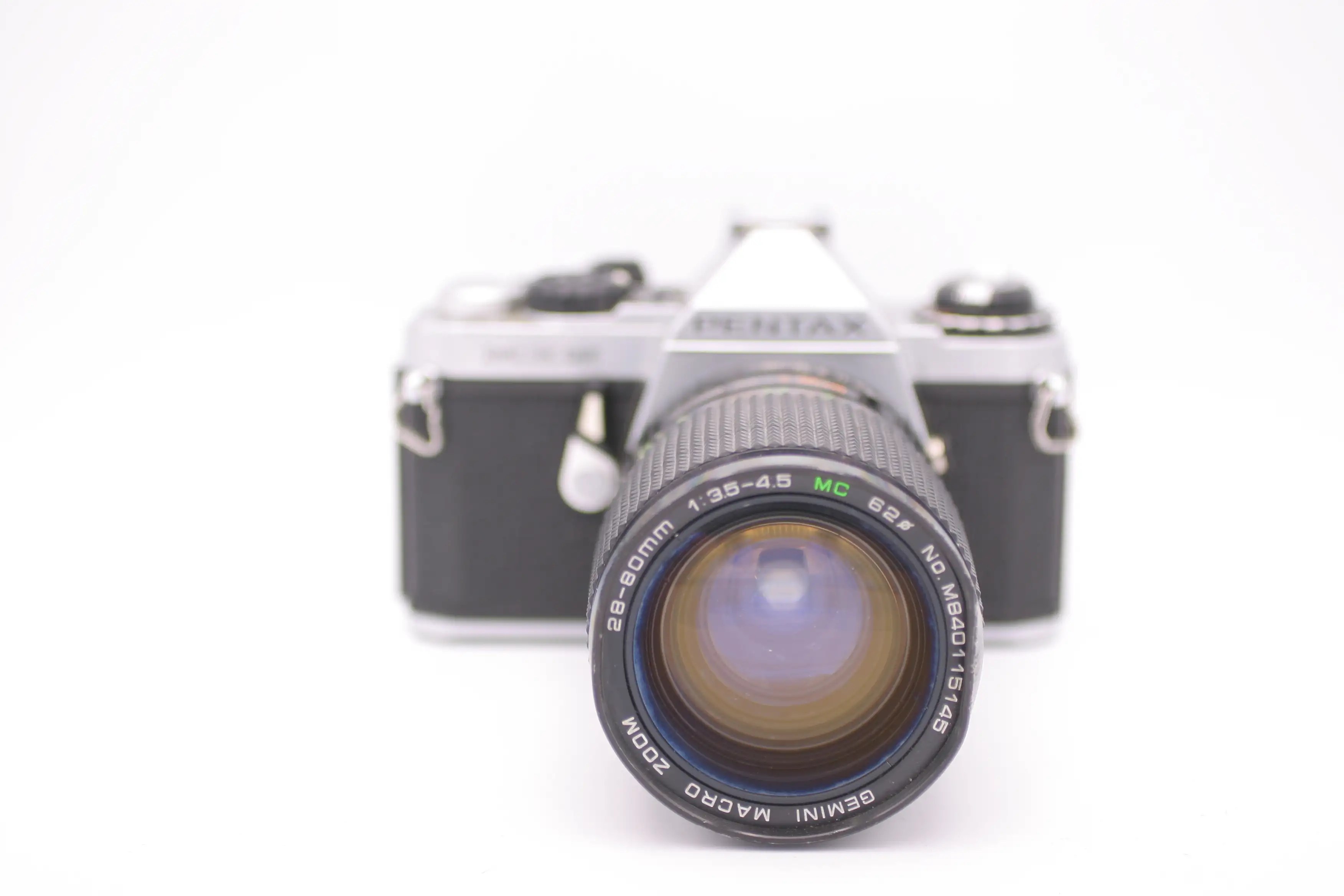 Pentax ME Super 35mm SLR Film Camera with Gemini 2880mm f/3.54.5 Lens