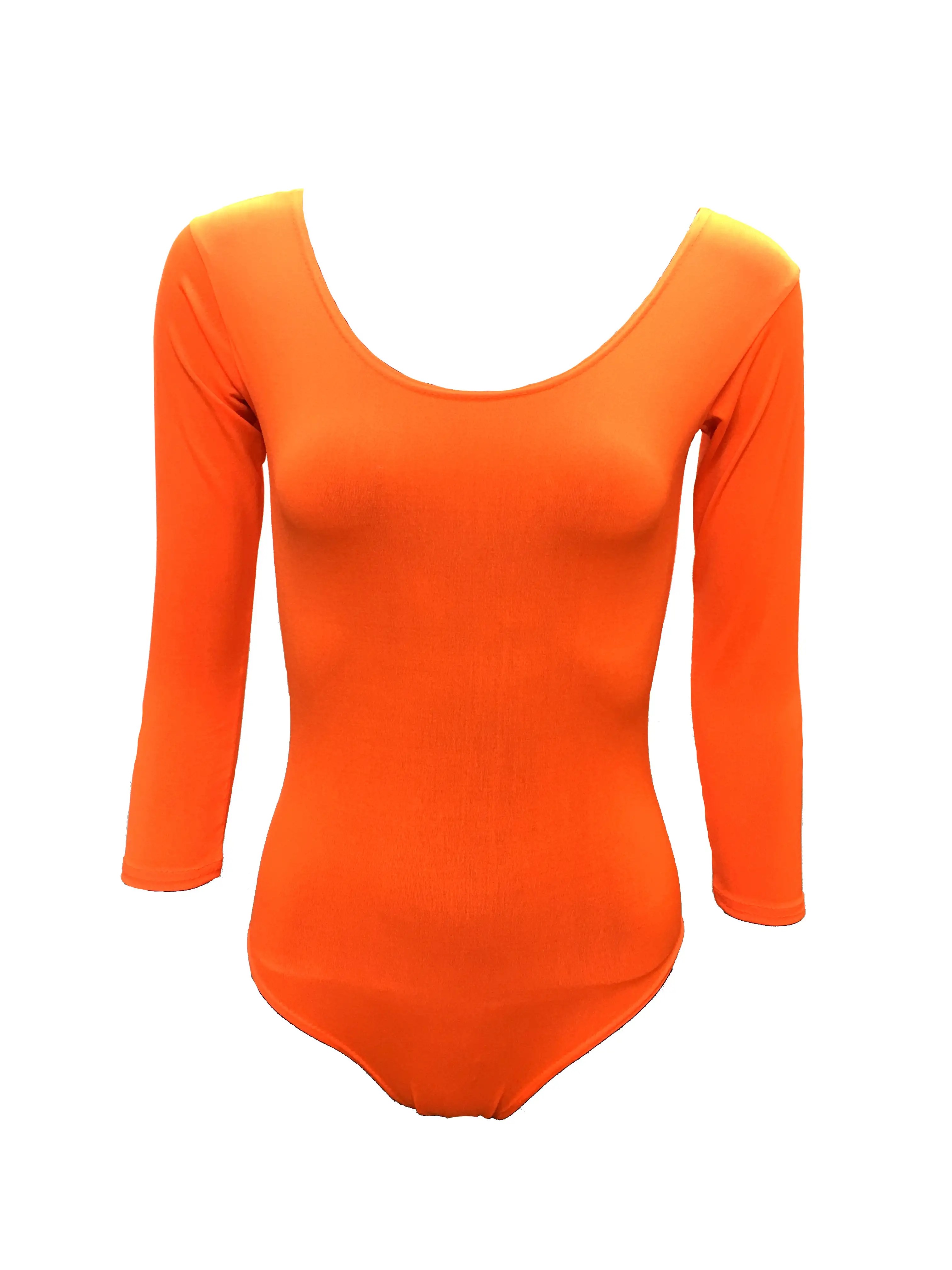 GIRLS LEOTARD GYMNASTICS FLUORESCENT NEON SWIMMING BALLET DANCE NYLON