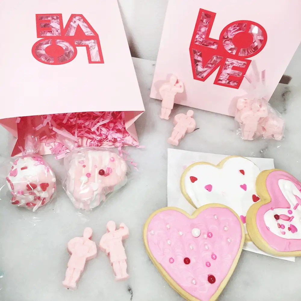 // Galentine's Day Sweet Treat Bags