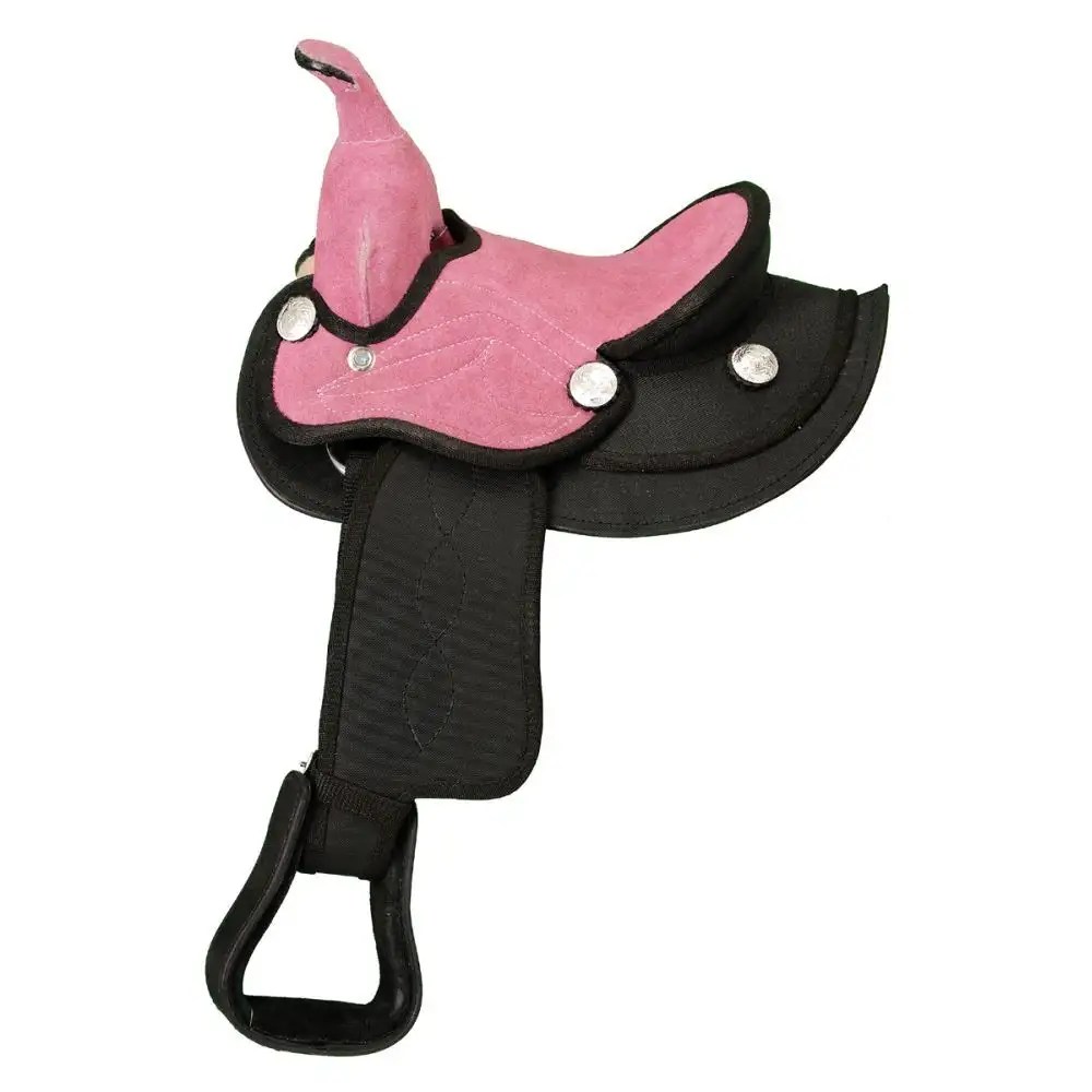 Tough1 King Series Suede Seat Synthetic Mini Horse Saddle 8" Seat eBay